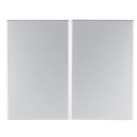 Двоклавішна клавіша вимикача Berker K.5 14357003 (алюміній)