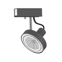 Світильник поворотний, спот Nowodvorski 9598 Cross GU10, ES111 1x75W IP20 Сірий