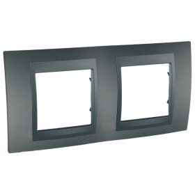 Двомісна рамка Schneider Electric Unica Top MGU6.004.12 (графіт)