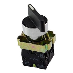 Переключатель TNSy XB2-BJ53 1NO+1NO «I-0-II» длинная рукоядка с самовозвратом (TNSy5500271)