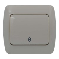 Выключатель ELBI ZIRVE Fixline кремовый 1кл проходной (501-010301-209)