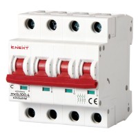Модульный автоматический выключатель E.Next e.industrial.mcb.150.4.C80 4р 80А C (i0630042)