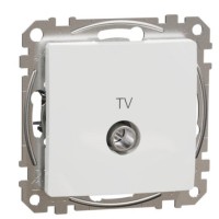 Конечная TV-розетка 4 дБ Schneider Electric Sedna Design & Elements белая SDD111471