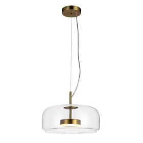 Підвісний світильник, люстра Italux PND-17760B-BRSS-CL Caste LED 1x10W 3000K 850Lm IP20 золотий