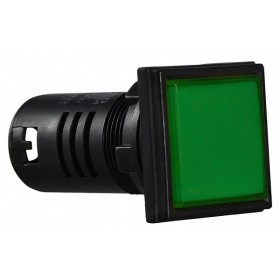 Сигнальна арматура Аско-Укрем AD22-22F 220В АС зелена (A0140030156)