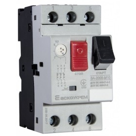 Автомат захисту двигуна Аско-Укрем ВА-2005 М10 4,0-6,3А (A0010050004)