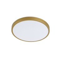 Світильник стельовий Goldlux 318008 Kern Led 1x24W 4000K 2500Lm IP20 Gold