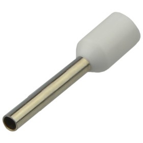 Наконечник Аско-Укрем НТ 0,75-12 изолированный белый 100шт (A0060010017)