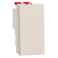 Перекрестный выключатель Schneider Electric Unica New NU310544 1-клавишный 10А 1м бежевый