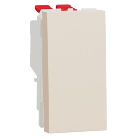Перехресний вимикач Schneider Electric Unica New NU310544 1-клавішний 10А 1м бежевий