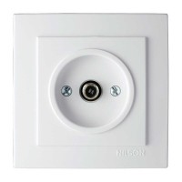 Розетка Nilson Touran біла 1-на SAT F-роз'єм ( 24111065 )