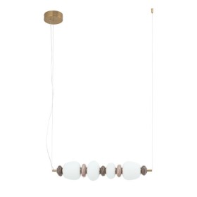 Подвесной светильник, люстра Nowodvorski 11700 Ceramic Horizontal LED 1x22W 3000K 1750Lm IP20 белый