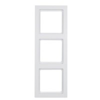 Рамка 3-местная полярная белизна Berker Q.3