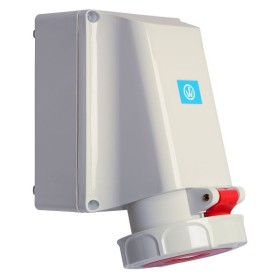 Накладной силовой разъем WALTHER WL161406 (3P+E) 63А 380V IP44