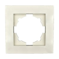 Рамка ELBI VEGA кремова 1-на (510-010300-271)