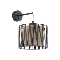 Бра, настінний світильник TK Lighting 5950 Harmony E27 1x15W IP20 коричневий