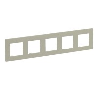 Рамка 5-постовая Legrand Niloe Step песчаный (864675)