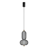 Підвісний світильник, люстра Italux PND-84283-2-BK Marco LED 1x10W 3000K 590Lm IP20 чорний