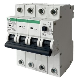 Автомат захисного відключення Promfactor FAP1-AC "C" 16А/0,03A 4P 6кА (FAP01C160304AC)