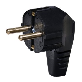 Вилка угловая ETI PKB-90 2Р+РЕ каучук IP20 черная (4481000)