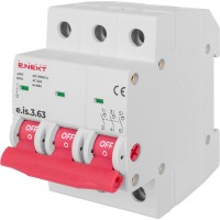 Вимикач навантаження E.Next e.is.3.63 на DIN-рейку 3р 63А (p008020)