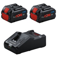 Набор аккумуляторов Bosch ProCORE18V 8Ач 2шт и ЗП GAL 18V-160 (1600A02T5P)