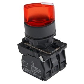 Переключатель Аско-Укрем TB5-AK124M5 (0-I) с подсветкой красный (A0140010166)