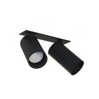 Світильник поворотний, спот Nowodvorski 7834 Mono surface GU10 2x10W IP20 Чорний