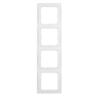 Рамка 4-місна полярна білизна матова Berker S.1