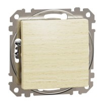 Кнопковий вимикач Schneider Electric Sedna Design & Elements береза SDD180111