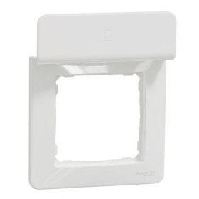 Рамка Schneider Electric Sedna Design с подставкой для мобильного белая SDD311809