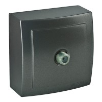 Розетка Nilson Themis антрацит супутникова SAT ( 26161035 )