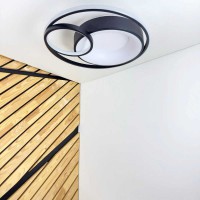 Світильник LED smart DUOS+пульт круг 100W 3000-5000K IP20 чорний ( 220785 )