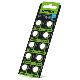 Годинникова батарея Videx AG12/LR43 (AG12/10B/1.5V) 10 шт