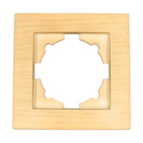 Рамка ELBI VEGA Woodline клен 1-на (510-012700-271)