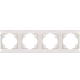 Горизонтальна 4-на рамка NE-AD ARAS 93-11-18 кремова