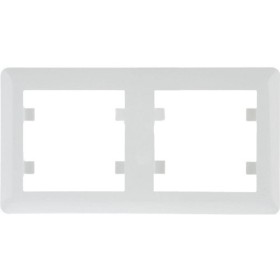 Рамка 2-кратная WL5220 Lumina-Soul, горизонтальная, белая, Hager