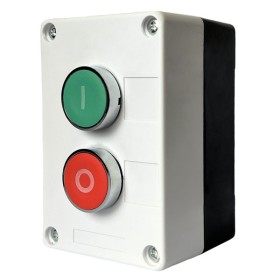 Двомісний пост керування Promfactor FP4-BOX2W12 з металевими кнопками "I-0" (Start-Stop)