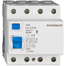 ПЗВ Schrack AR056103 10кА 63А 30мА 3P+N тип A