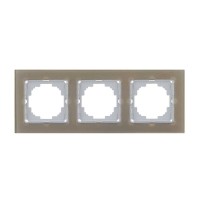 Рамка Nilson Alegra скло бронза 3-на ( 25BR0093 )