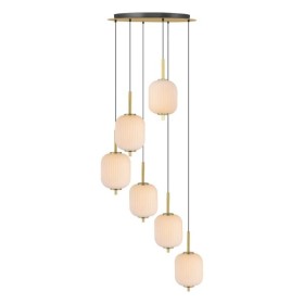 Підвісний світильник, люстра Zuma Line 5905316693524 Akari LED 6x34W 3000K/4500K/6500K 2141Lm IP20 золотий