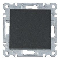 Перехресний вимикач Hager WL0033 Lumina 10АХ/230В (чорний)