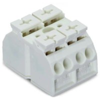 Двополюсний чотирипровідний клемний з'єднувач Wago 862-632