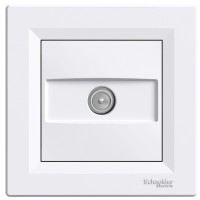 Прохідна TV розетка (4 dB) Schneider Electric Asfora EPH3200221 (біла)
