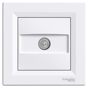Проходная TV розетка (4 dB) Schneider Electric Asfora EPH3200221 (белая)
