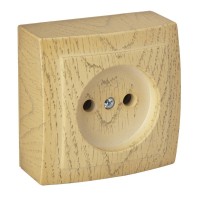 Розетка Nilson Themis клен 1-на без заземлення ( 26281015 )