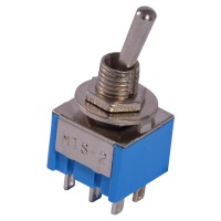 Тумблер Аско-Укрем MTS-203 ON-OFF-ON з фіксацією (A0140060018)