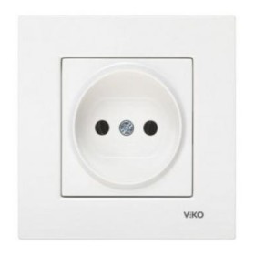 Розетка одноместная белая VIKO Karre
