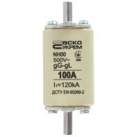 Запобіжник Аско-Укрем NH00 100A gG (A0050010015)