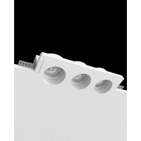 Точечный светильник Promin Trio M GU10/G5.3 3x10W IP20 Wh